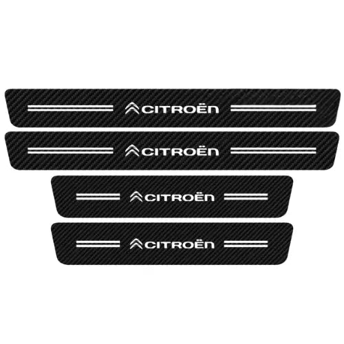 [PAGUE 1 LEVE 4] Protetor Soleira Personalizado Universal Para Carro Carfiber™ + Brinde Grátis